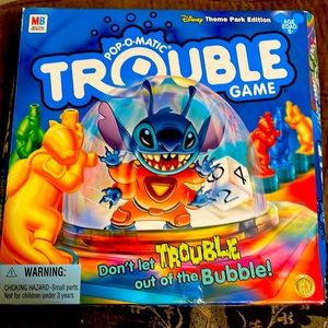 Trouble board game. Stitch theme.